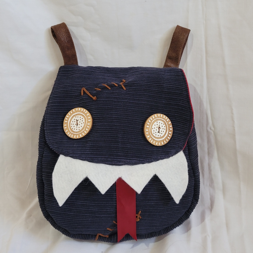 Navy Blue Monster Belt Bag Fannypack